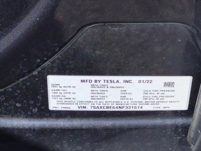 2022 Tesla Model X Plaid AWD