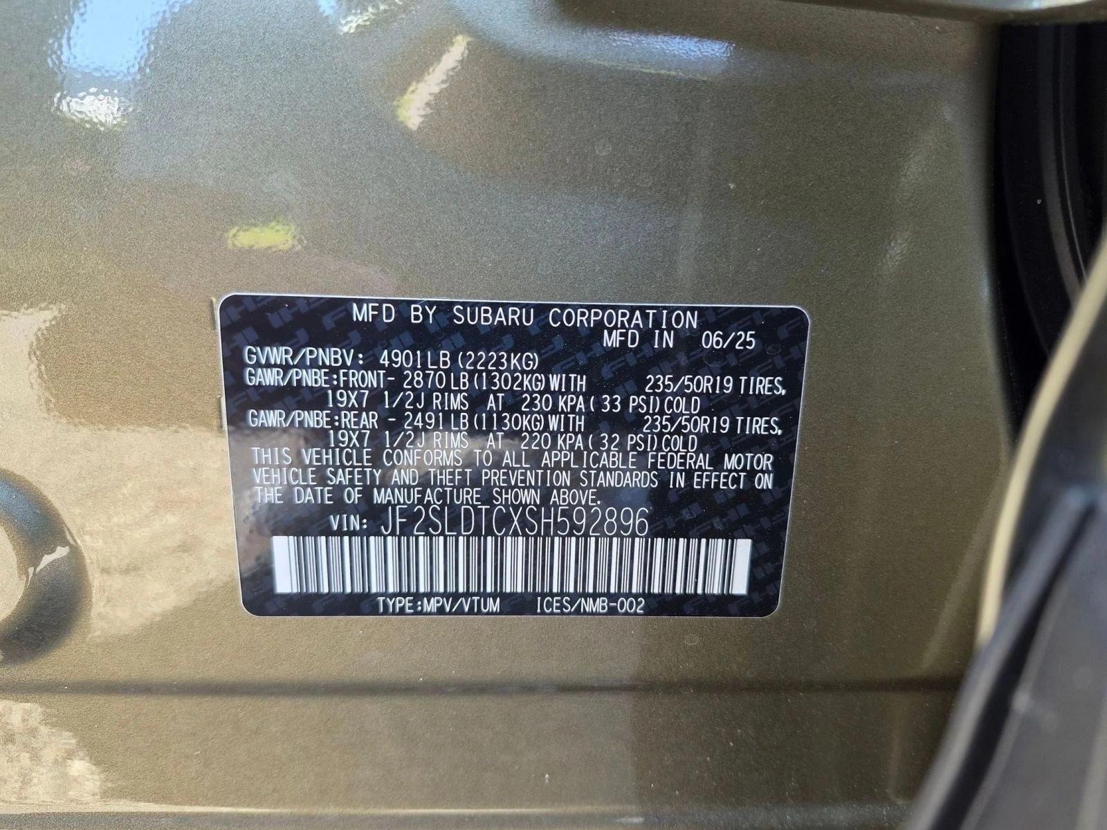 2025 Subaru Forester Touring AWD