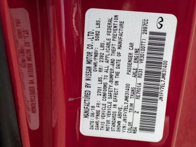 2018 INFINITI Q60 RED SPORT 400 AWD