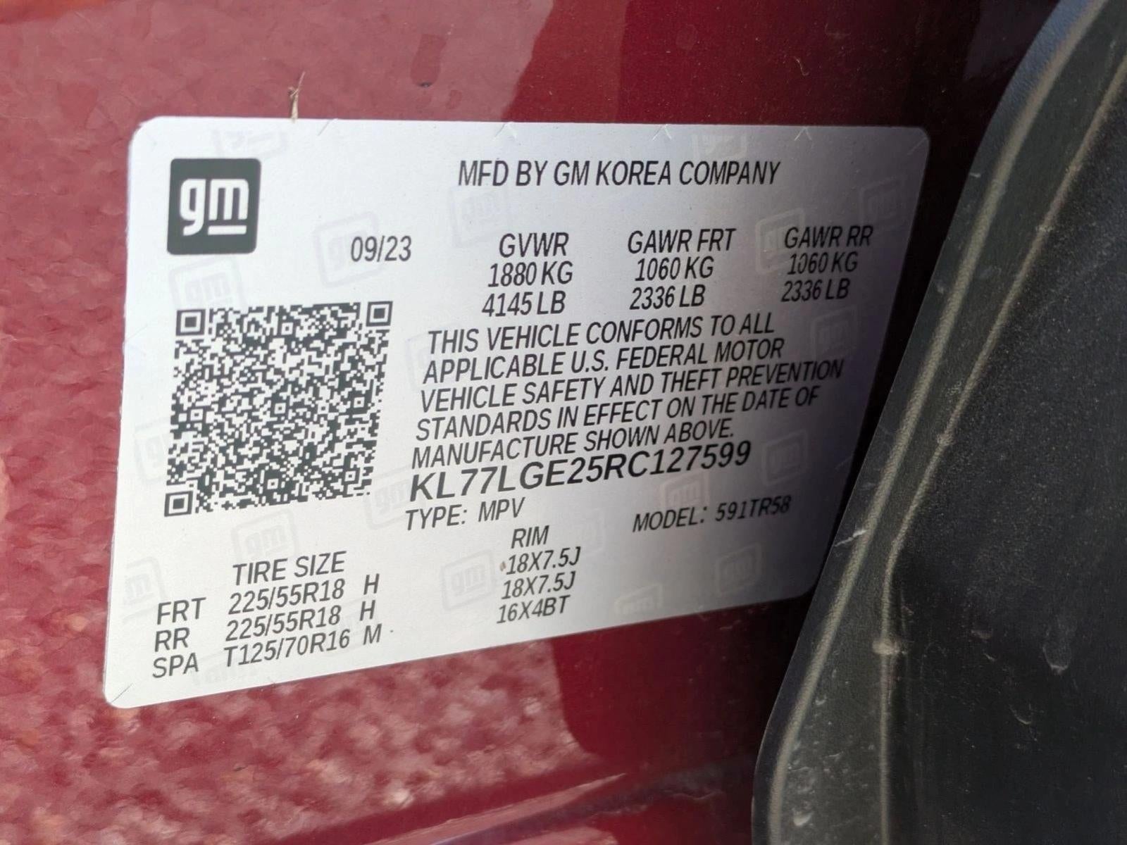 2024 Chevrolet Trax FWD 4dr 1RS