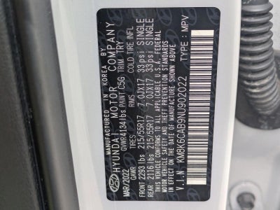 2022 Hyundai KONA SEL Auto AWD