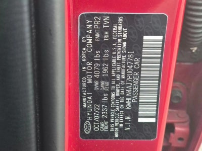 2023 Hyundai ELANTRA Hybrid Limited DCT