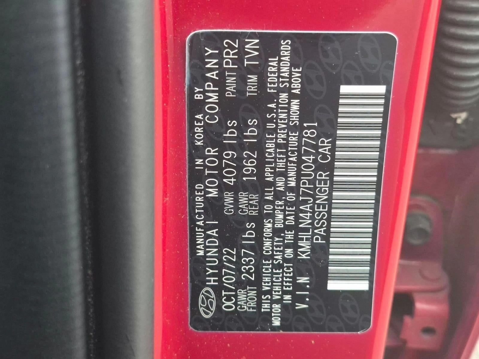 2023 Hyundai ELANTRA Hybrid Limited DCT