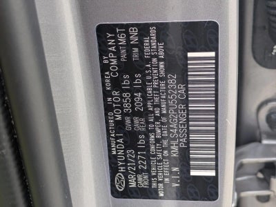 2023 Hyundai ELANTRA SEL IVT