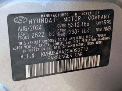 2025 Hyundai IONIQ 6 SEL RWD