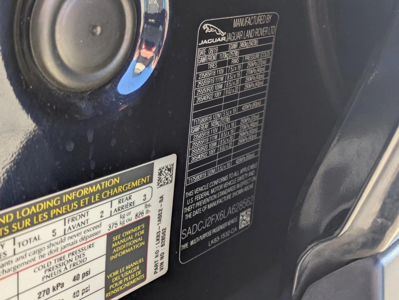 2020 Jaguar F-PACE 25t Premium AWD