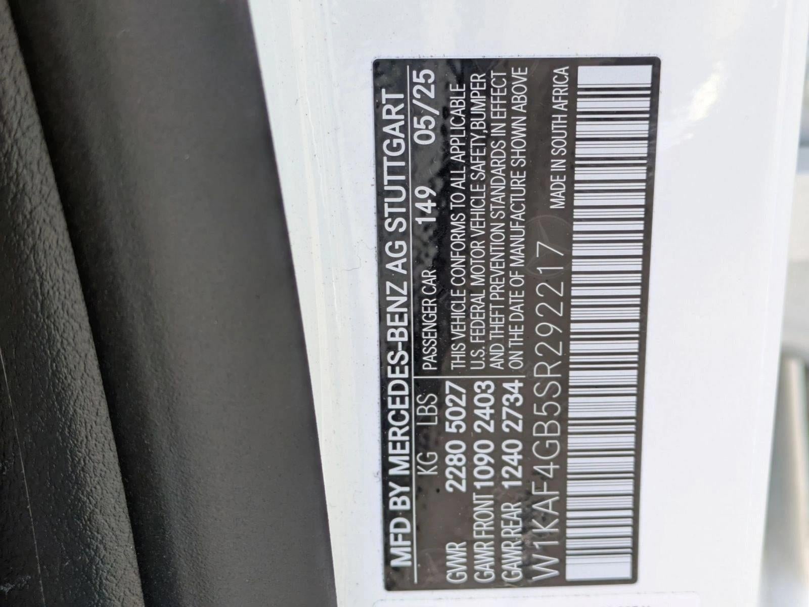 2025 Mercedes-Benz C-Class C 300 Sedan