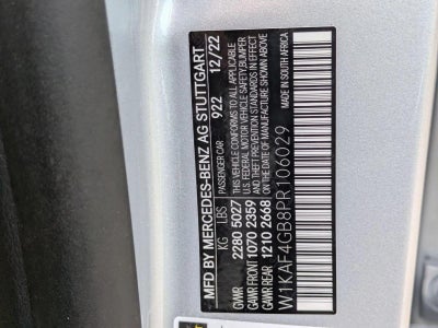 2023 Mercedes-Benz C-Class C 300 Sedan