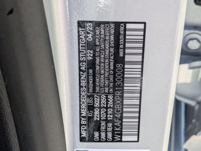 2023 Mercedes-Benz C-Class C 300 Sedan