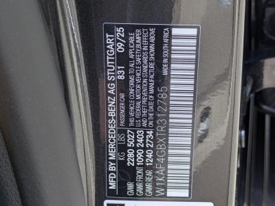 2026 Mercedes-Benz C-Class C 300 Sedan