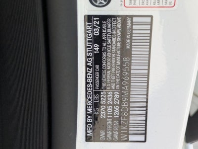 2021 Mercedes-Benz E-Class E 350 RWD Sedan