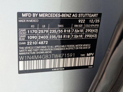 2026 Mercedes-Benz GLB GLB 250 SUV