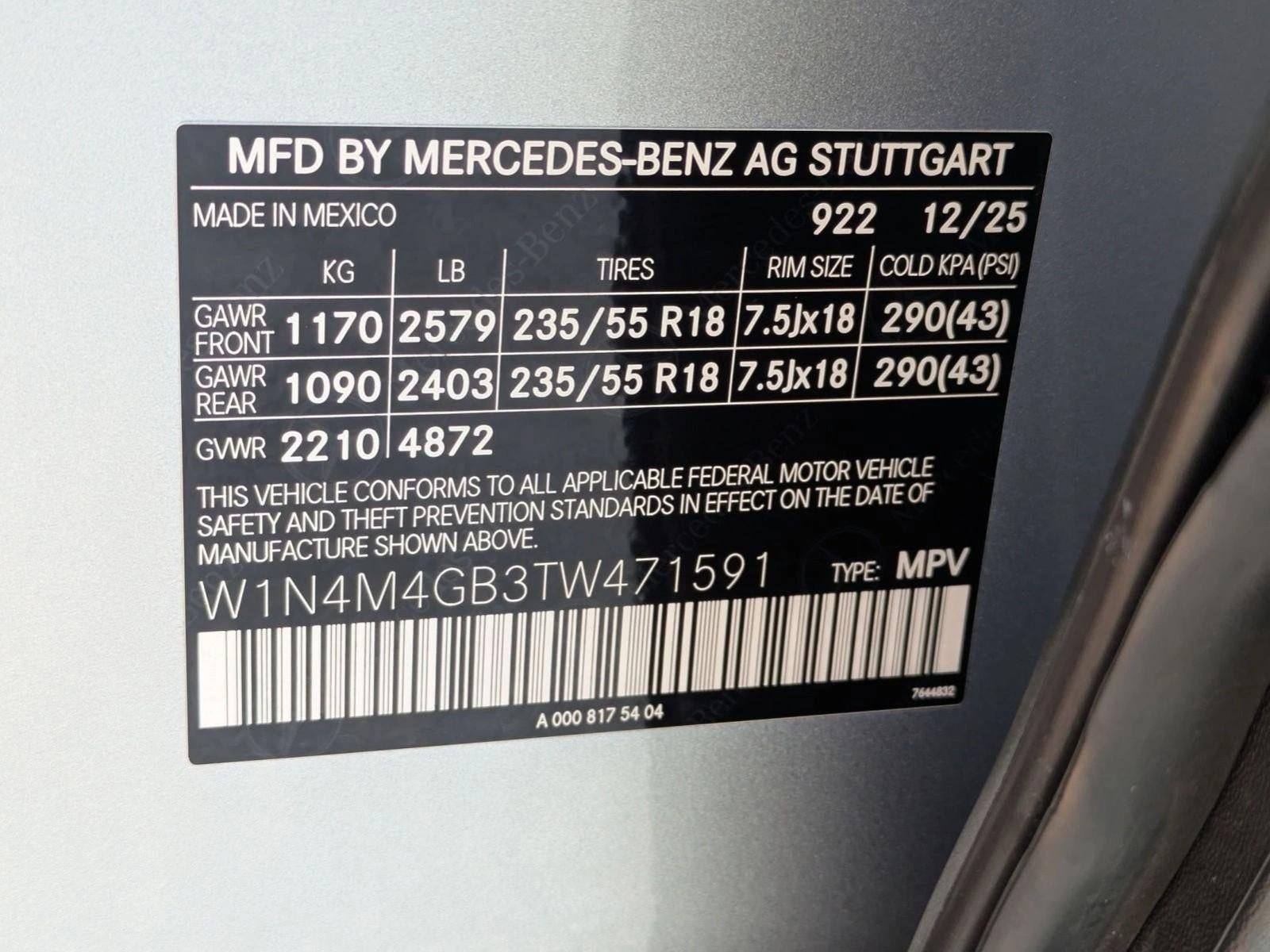 2026 Mercedes-Benz GLB GLB 250 SUV