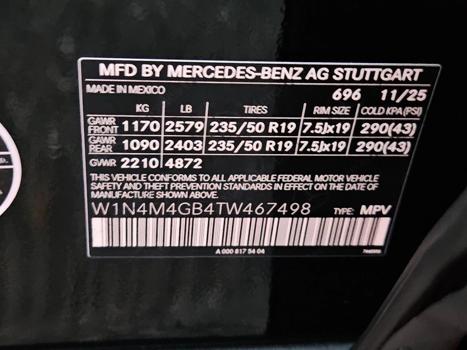 2026 Mercedes-Benz GLB GLB 250 SUV
