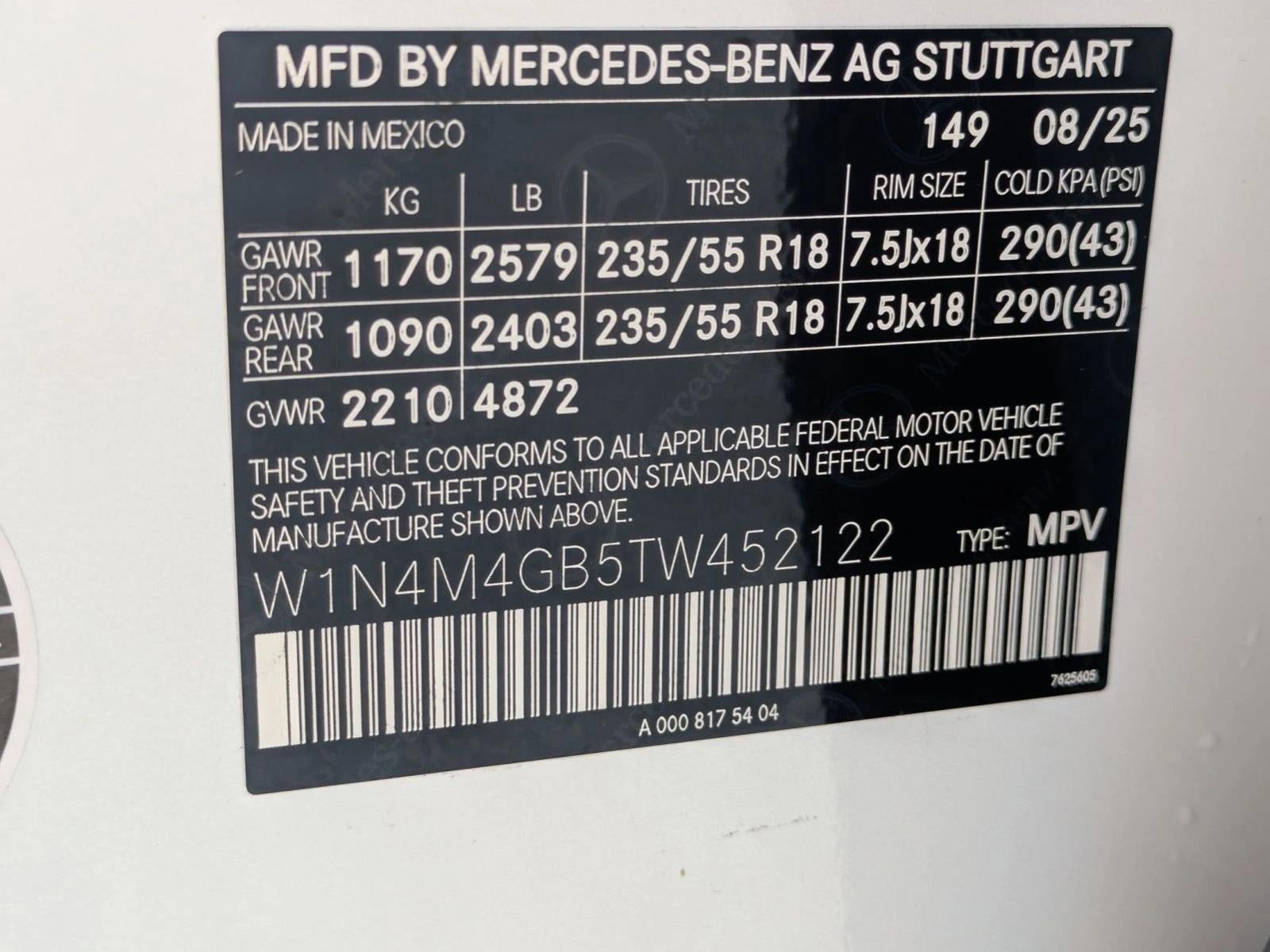 2026 Mercedes-Benz GLB GLB 250 SUV