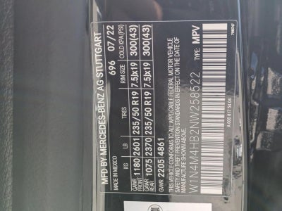 2022 Mercedes-Benz GLB GLB 250 4MATIC® SUV