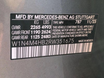 2024 Mercedes-Benz GLB GLB 250 4MATIC® SUV