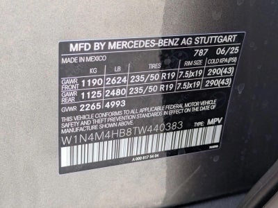 2026 Mercedes-Benz GLB GLB 250 4MATIC® SUV