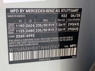 2026 Mercedes-Benz GLB GLB 250 4MATIC® SUV