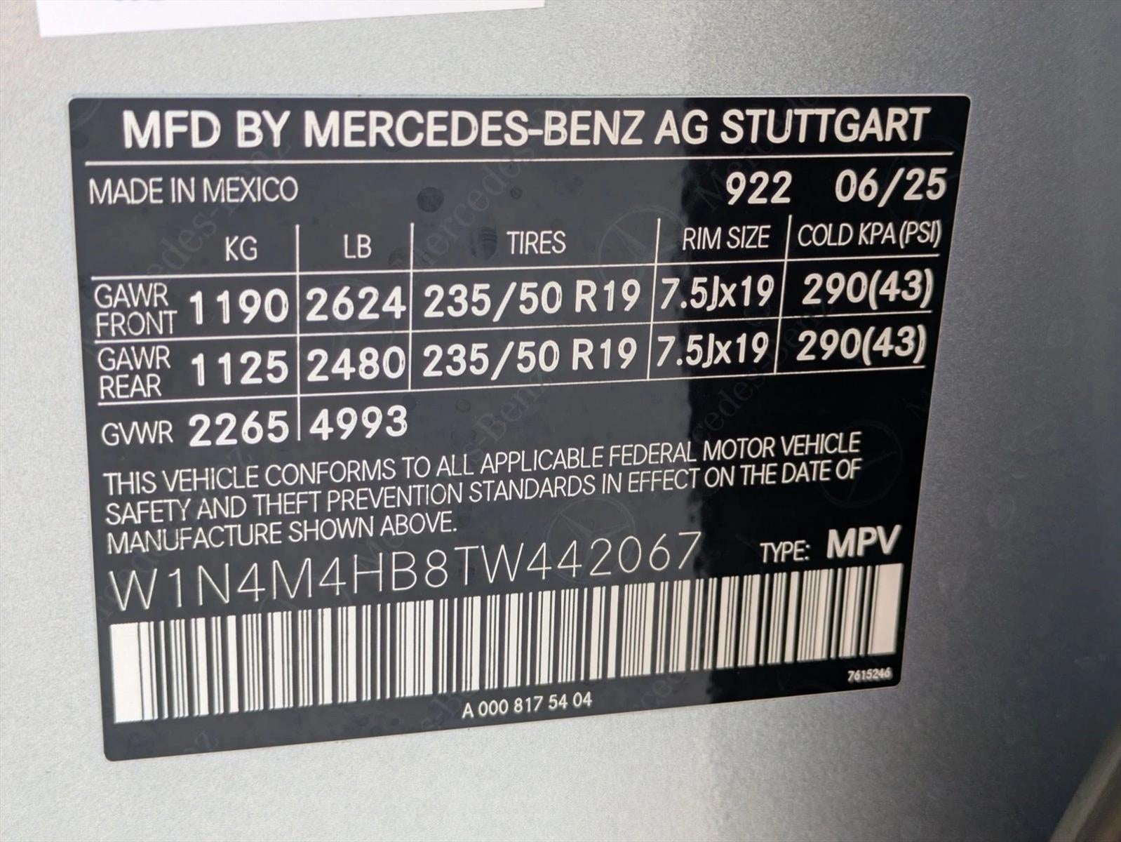 2026 Mercedes-Benz GLB GLB 250 4MATIC® SUV