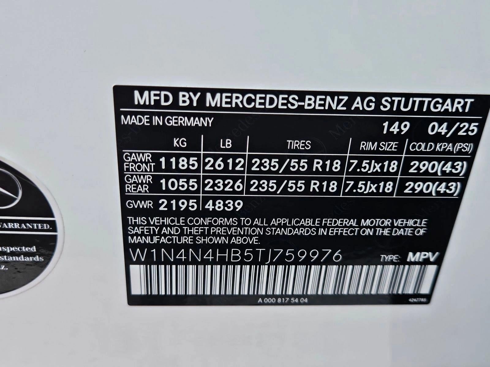 2026 Mercedes-Benz GLA GLA 250 4MATIC® SUV