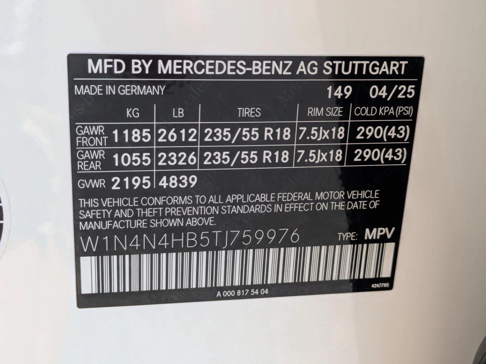 2026 Mercedes-Benz GLA GLA 250 4MATIC® SUV