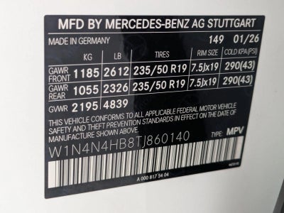 2026 Mercedes-Benz GLA GLA 250 4MATIC® SUV