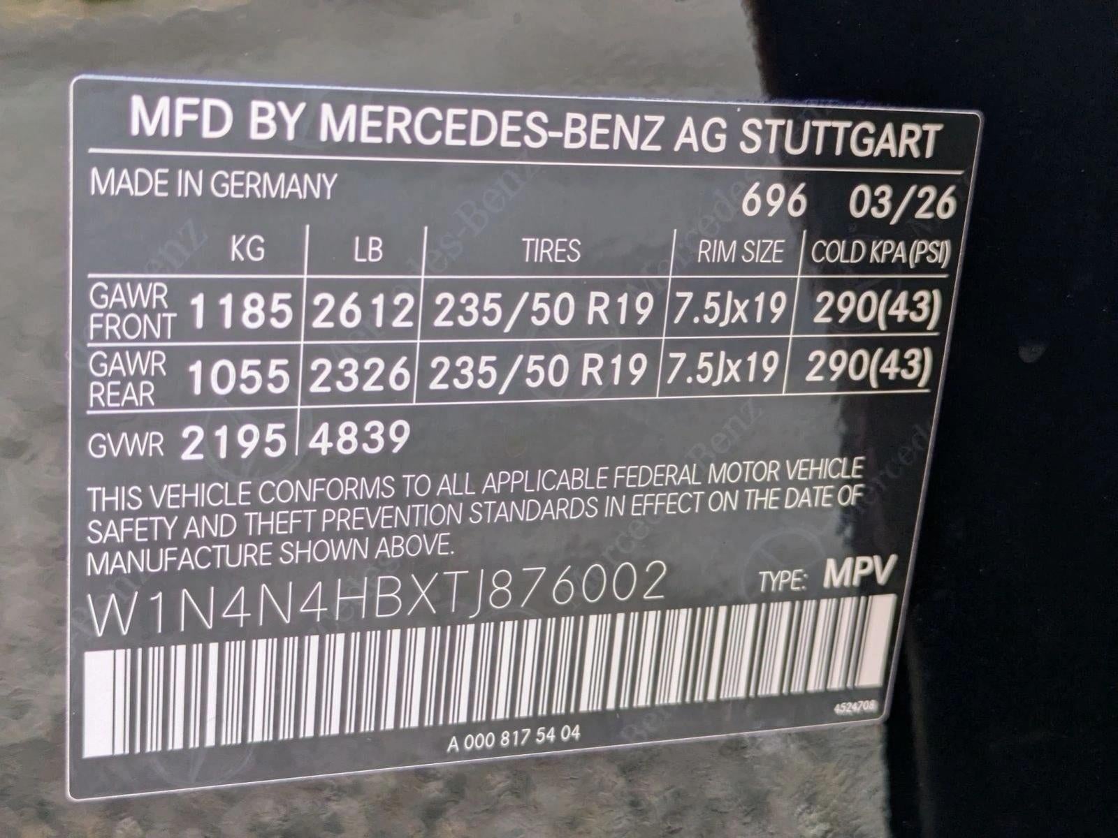 2026 Mercedes-Benz GLA GLA 250 4MATIC® SUV