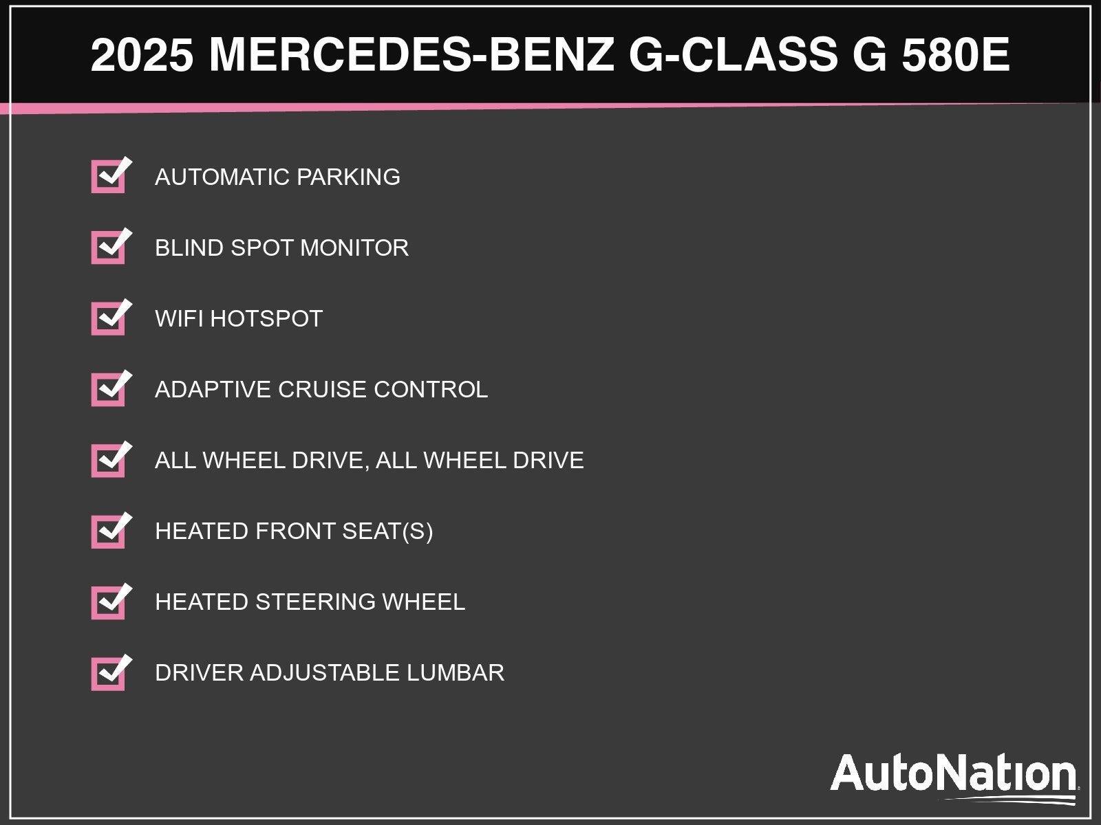 2025 Mercedes-Benz G-Class G 580e SUV