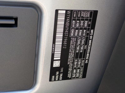 2025 Mercedes-Benz Sprinter Cargo Van 2500 Standard Roof I4 Diesel HO 144" AWD