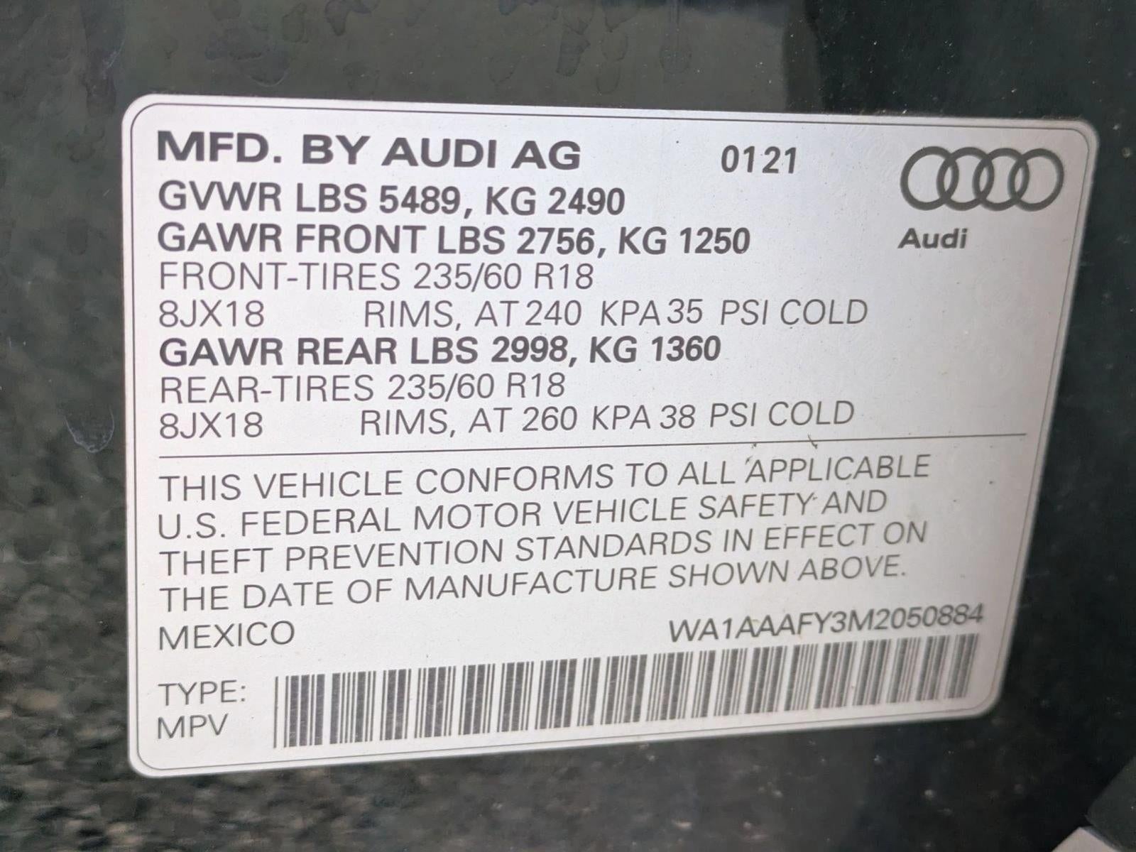 2021 Audi Q5 Premium 45 TFSI quattro