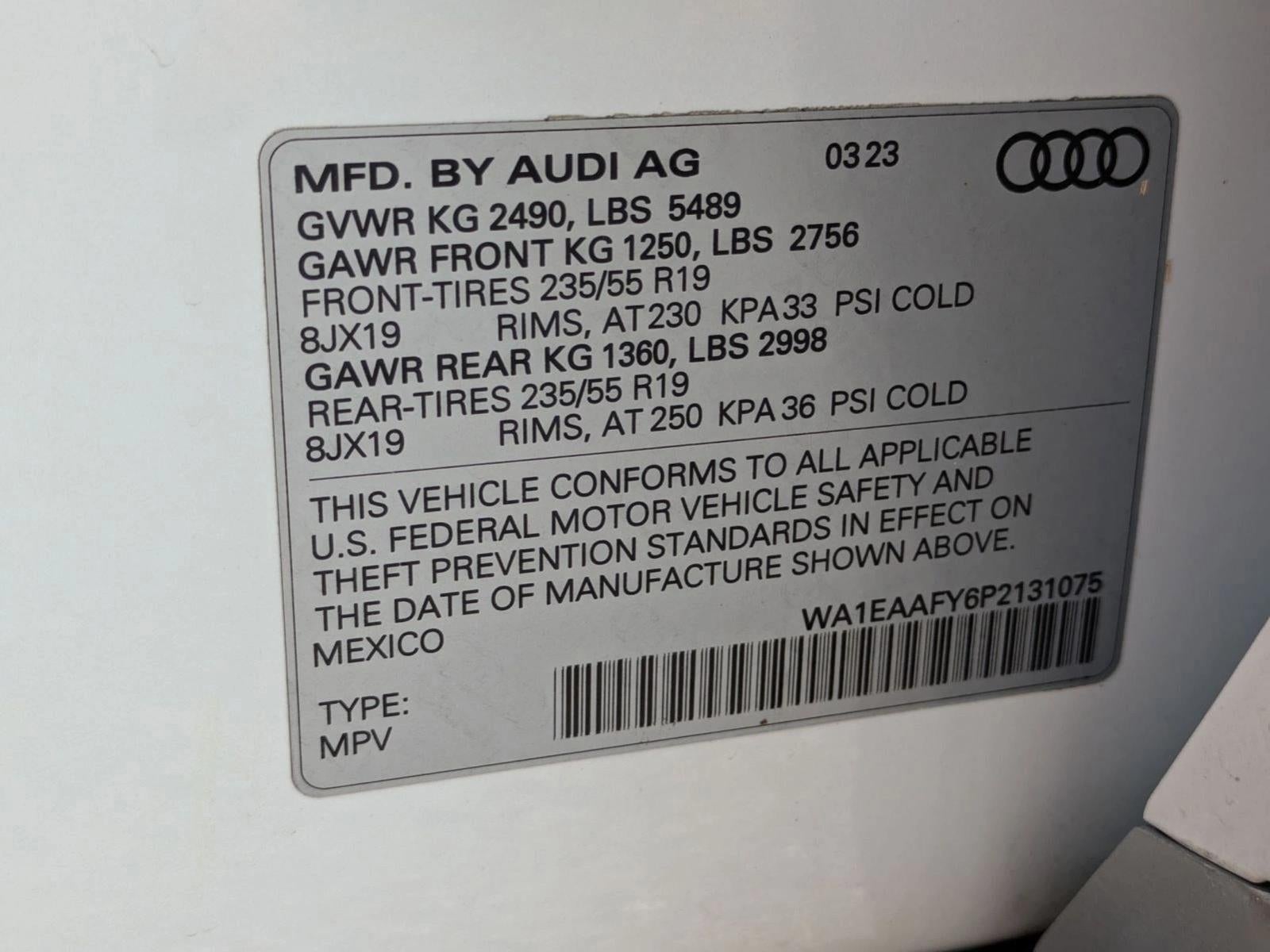 2023 Audi Q5 S line Premium Plus 45 TFSI quattro