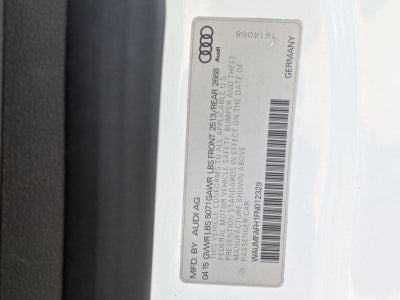 2015 Audi A5 Auto quattro 2.0T Premium Plus