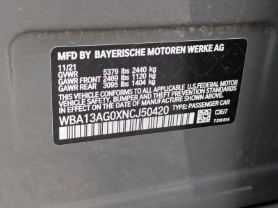 2022 BMW 530e Plug-In Hybrid