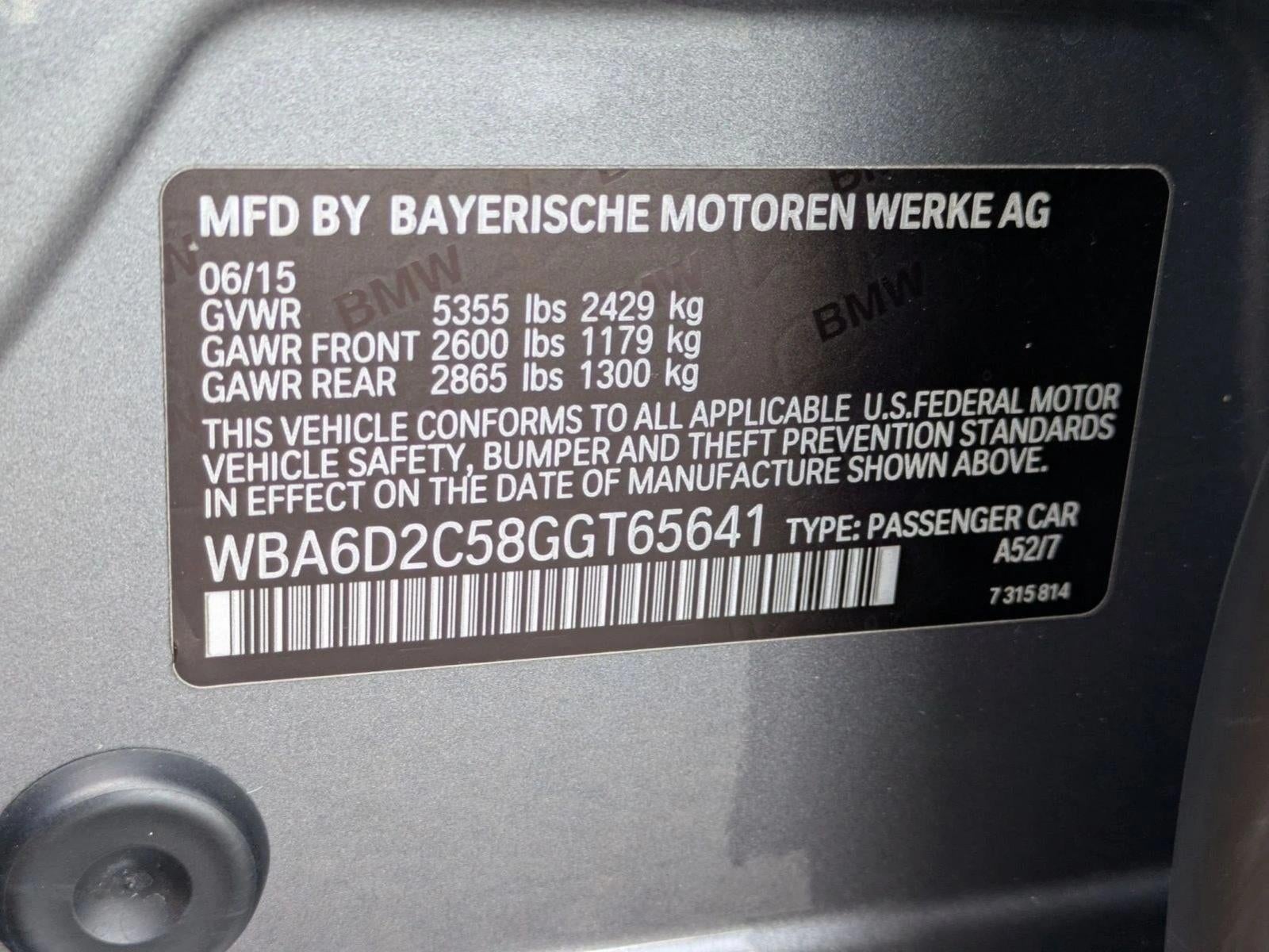 2016 BMW 640i xDrive Sedan
