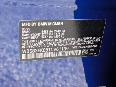 2026 BMW M5 M5 Sedan