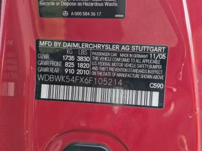 2006 Mercedes-Benz SLK SLK 280