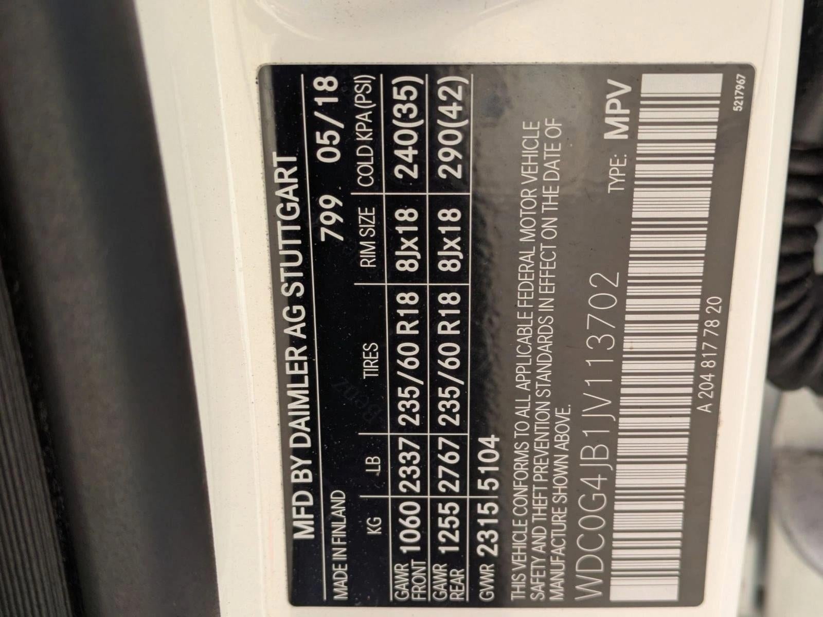 2018 Mercedes-Benz GLC GLC 300 SUV