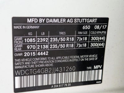 2018 Mercedes-Benz GLA GLA 250 4MATIC® SUV