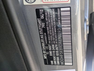 2013 Mercedes-Benz E-Class E 350 Luxury Sedan