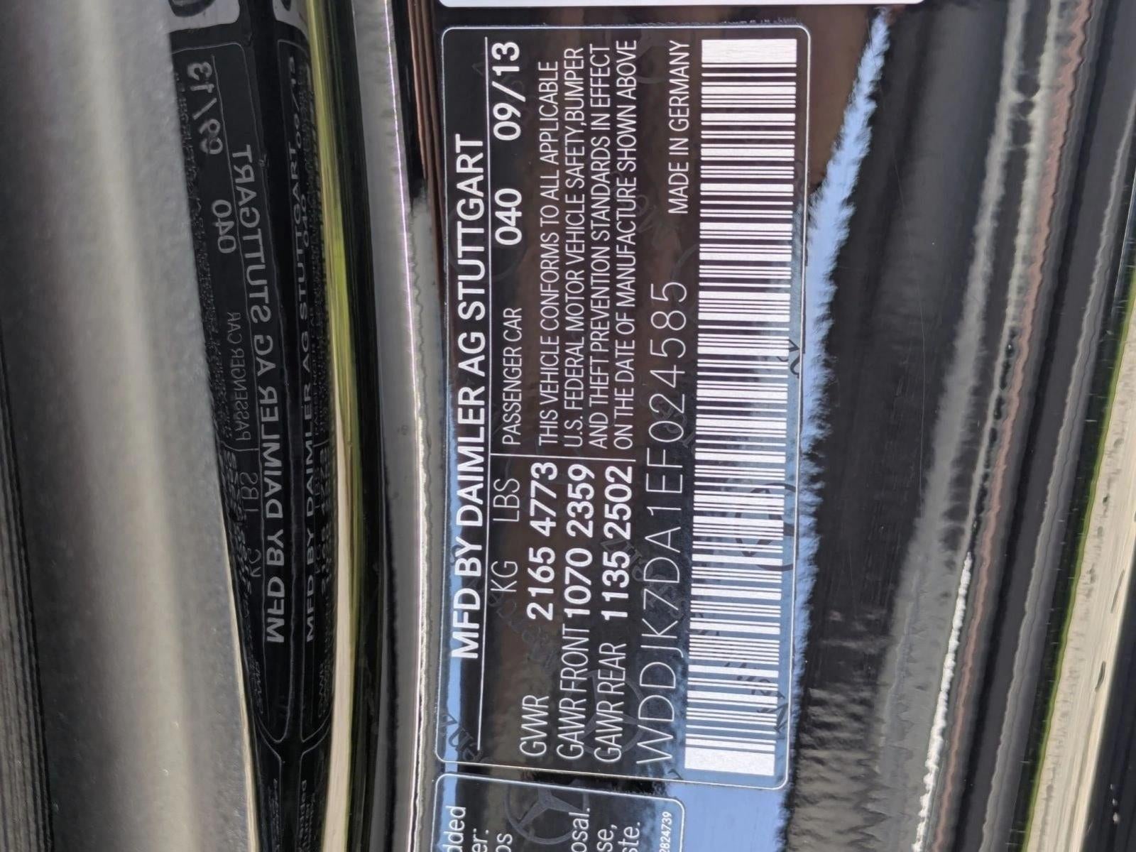 2014 Mercedes-Benz SL-Class SL 550