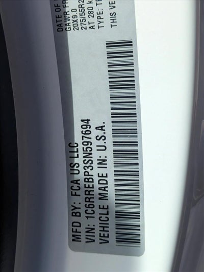 2025 RAM 1500 Big Horn 4x2 Quad Cab 6'4" Box