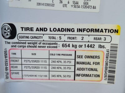 2014 Ford F-150 2WD SuperCrew 5-1/2 Ft Box STX