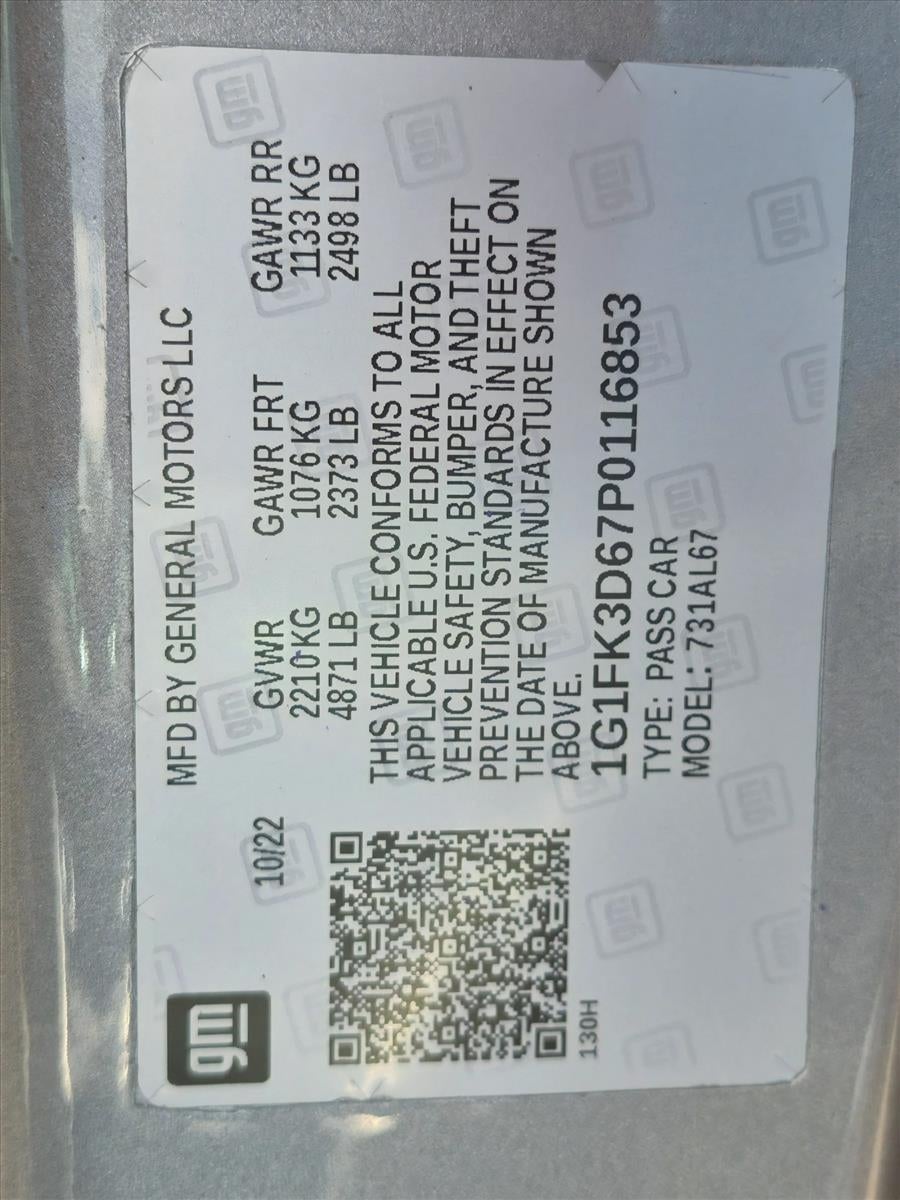 2023 Chevrolet Camaro 2dr Convertible ZL1