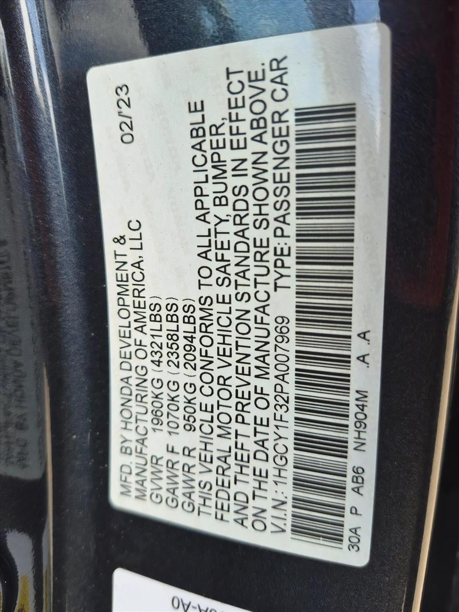 2023 Honda Accord Sedan EX CVT