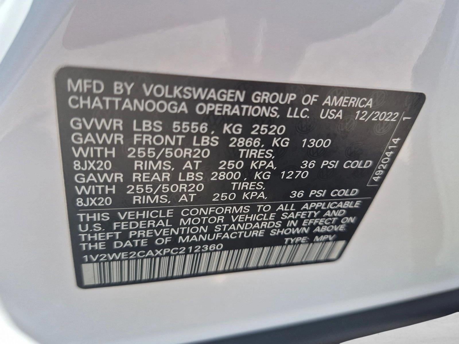 2023 Volkswagen Atlas Cross Sport 3.6L V6 SE w/Technology FWD