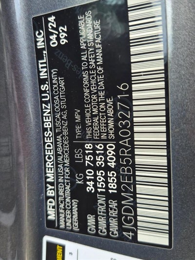 2024 Mercedes-Benz EQS EQS 450 4MATIC® SUV