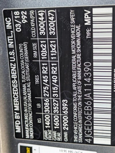 2018 Mercedes-Benz GLE AMG® GLE 43 4MATIC® Coupe