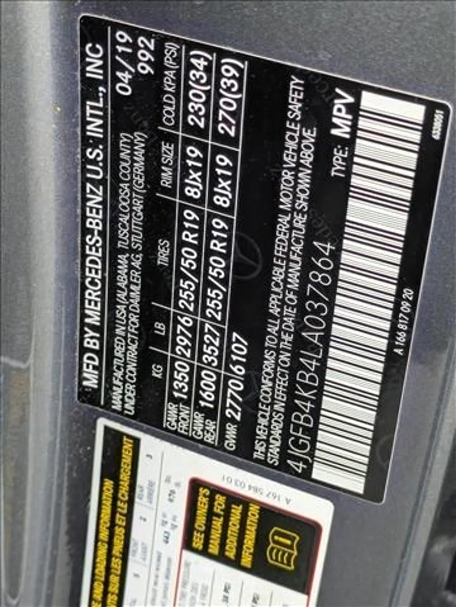 2020 Mercedes-Benz GLE GLE 350 4MATIC® SUV