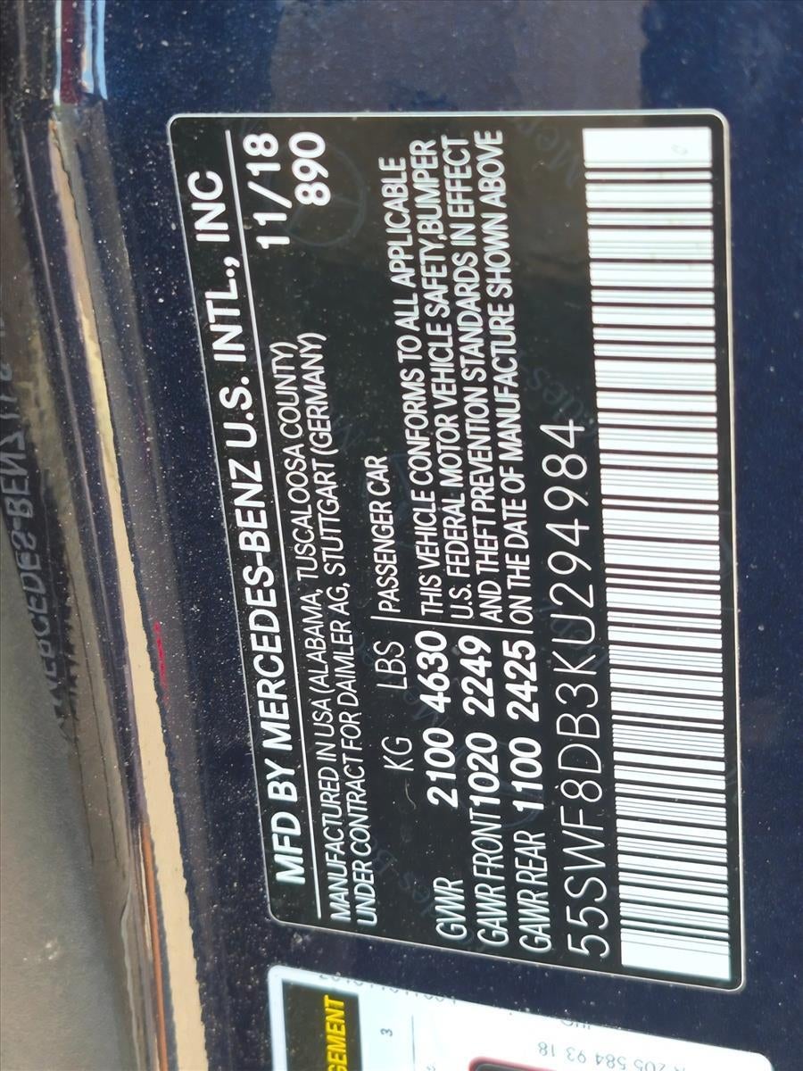 2019 Mercedes-Benz C-Class C 300 Sedan